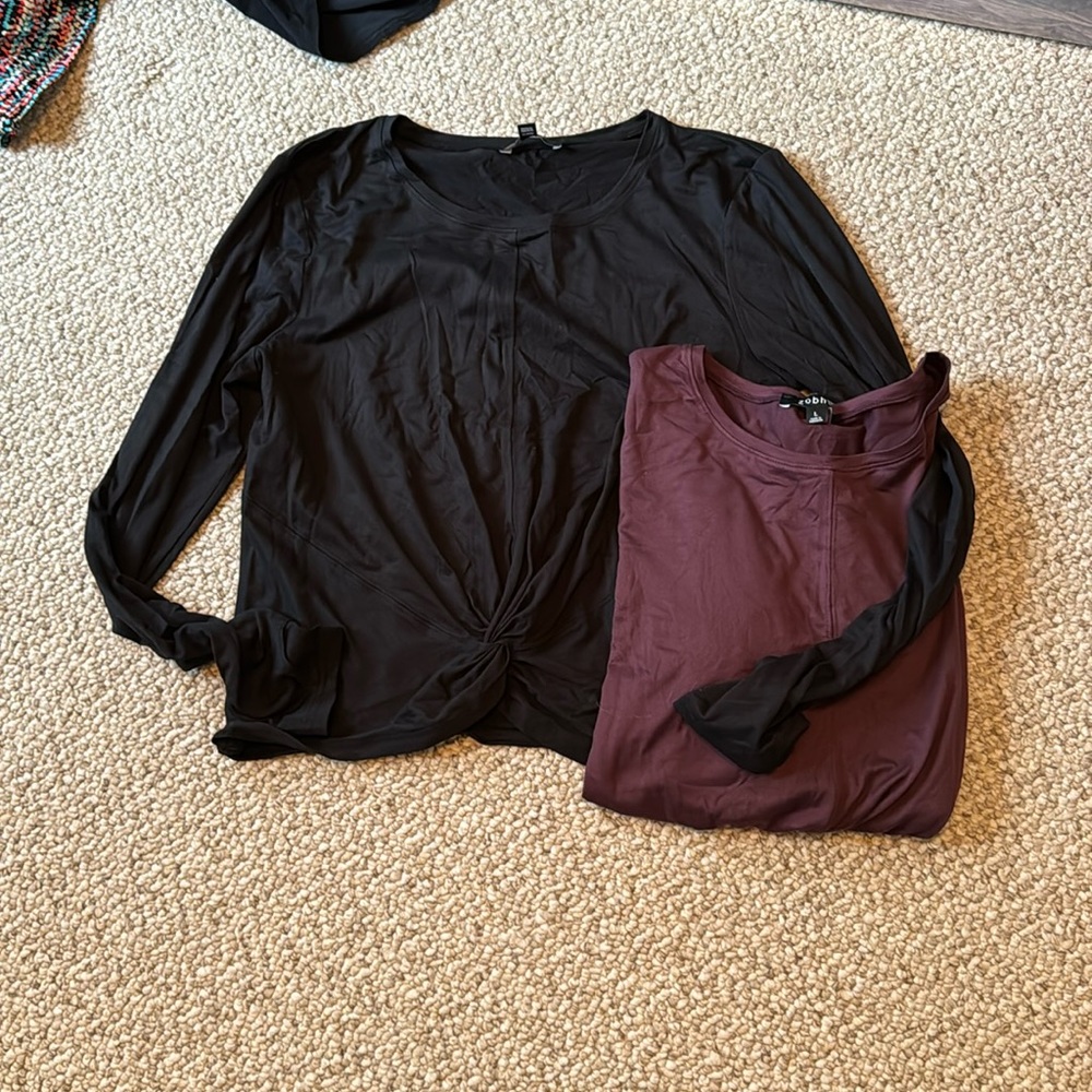 Two tops size lg never worn two for the price of one